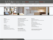 Tablet Screenshot of mzarchitects.com